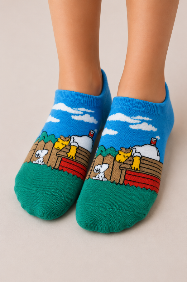 Producto - SOQUETES ADULTO SNOOPY Y HOMERO