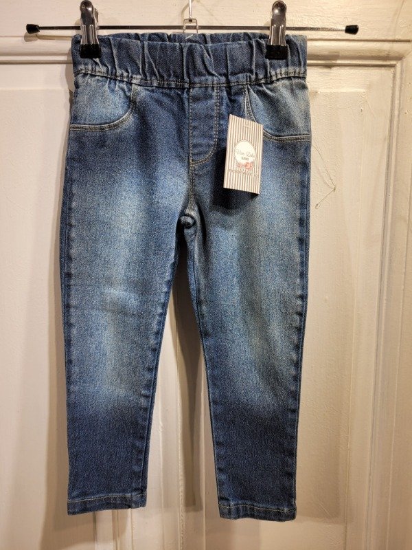 Producto - Calza VAN DIKE de jean gastado Nueva Con etiqueta Talle 4 años - PRECIO: 20X