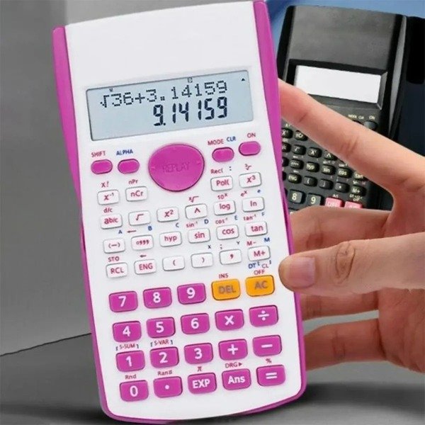 Producto - Calculadora Científica KENKO 10+2 Digitos kk 82ms FUCSIA - 5