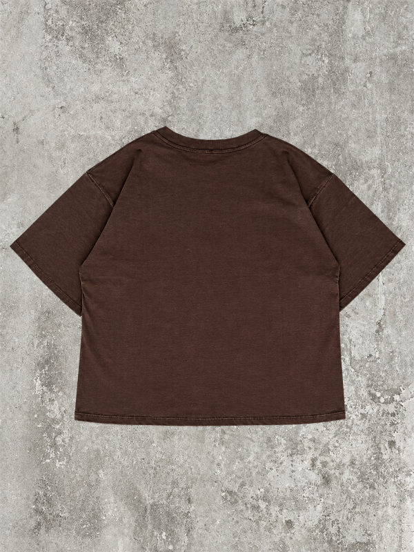 Producto - Remera boxyfit kendall choco - 1