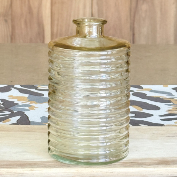 Producto - Florero/ Difusor "Ruedas" H15cm Ambar