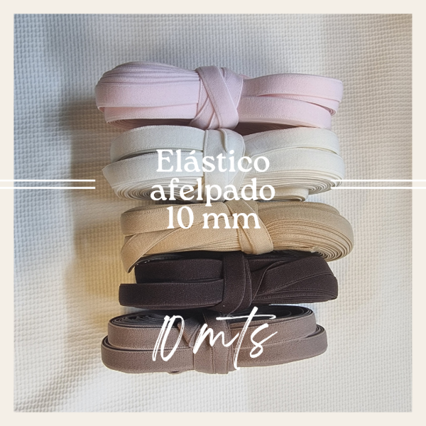 Producto - Elástico afelpado 10 mm x 10 mts