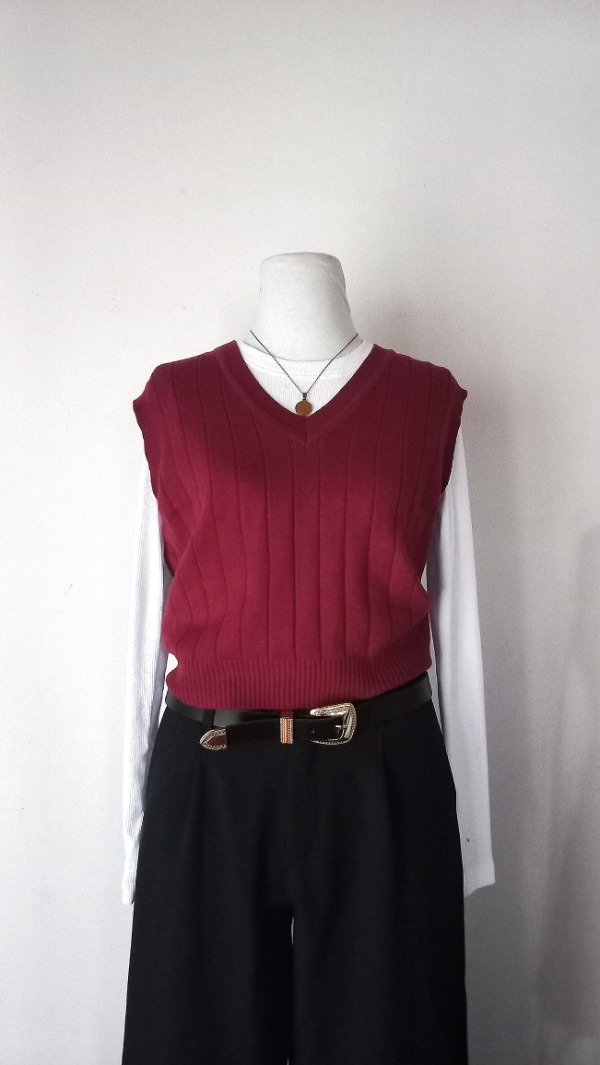 Producto - CHALECO SHEYLA BORDO