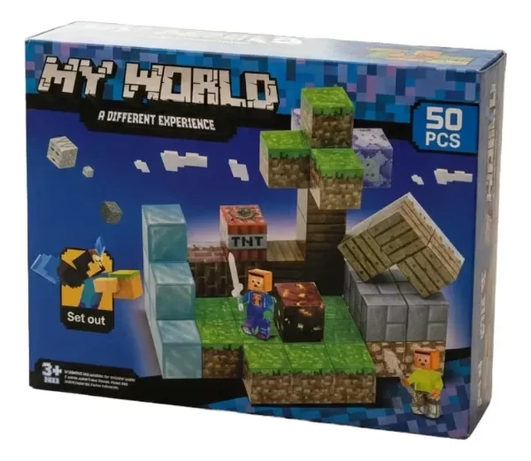 Producto - BLOQUES MAGNÉTICOS MINECRAFT MY WORLD