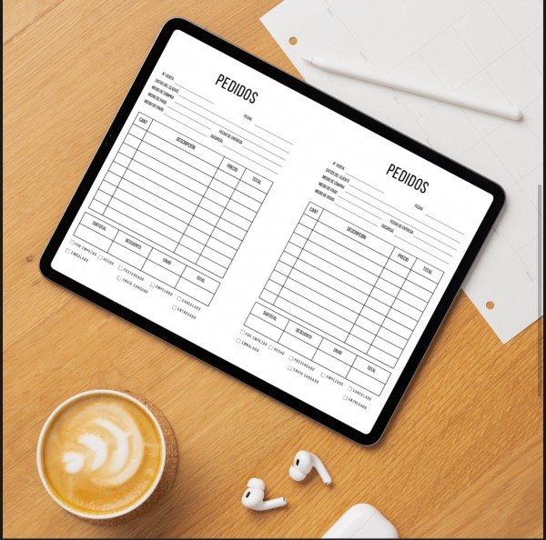 Producto - ARCHIVO DIGITAL pedidos para libreta abrochada