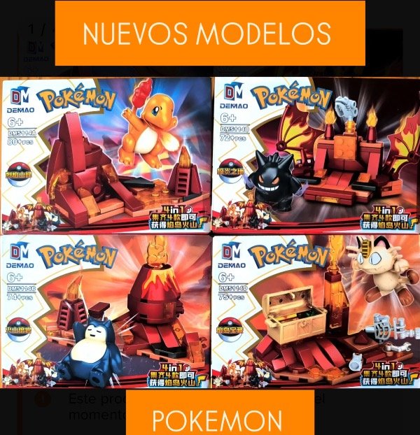 Producto - LEGOS POKEMON MEDIANOS