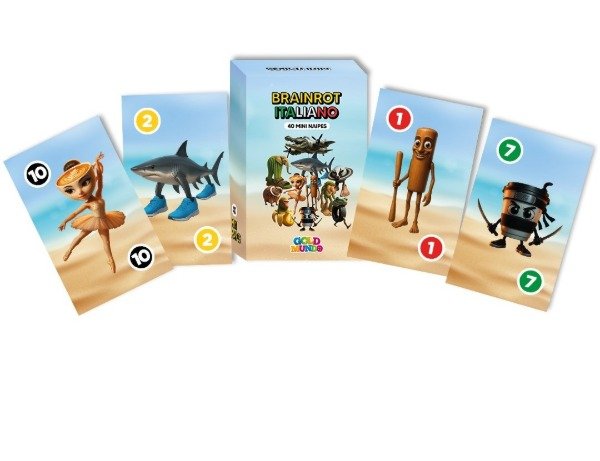 Producto - MINI NAIPES BRAINROT (TRALALERO)  x6