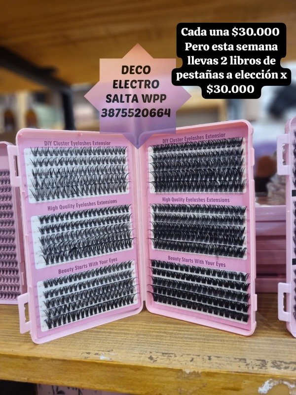 Producto - 2x1 libro de pestañas 30D a 80D