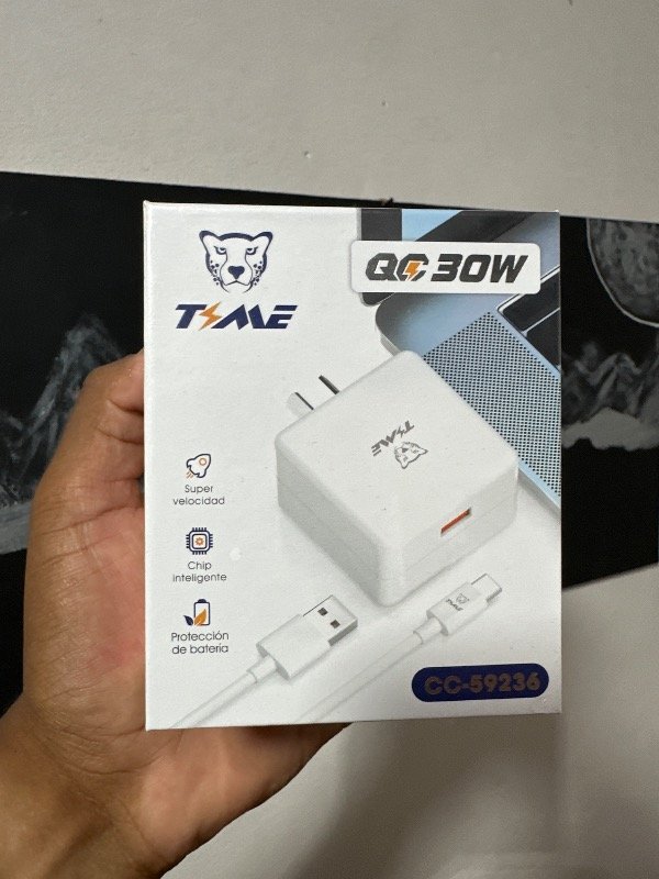 Producto - CARGADOR TIME 30W tipo C