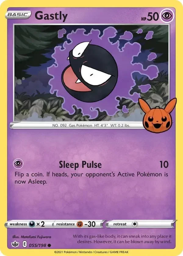 Producto - Gastly - 055/198 - Chilling Reign Trick or Trade