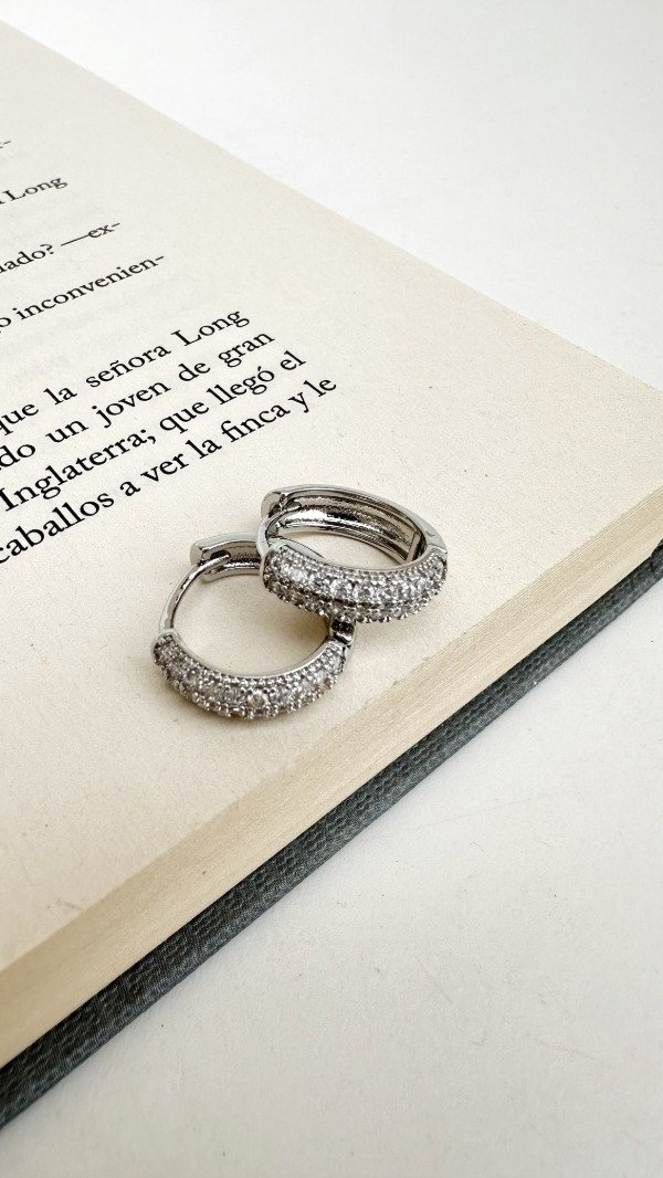 Producto - Argollas con micropave acero quirurgico