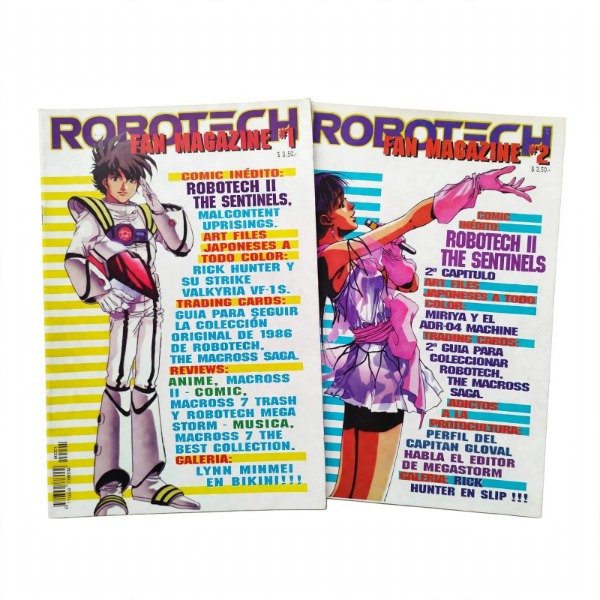 Producto - LOTE ROBOTECH FAN MAGAZINE #1 + #2 - Fanzine Argentino 90s - Coleccionable - 0