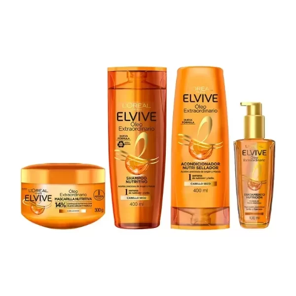 Producto - KIT COMPLETO ELVIVE OLEO EXTRAORDINARIO