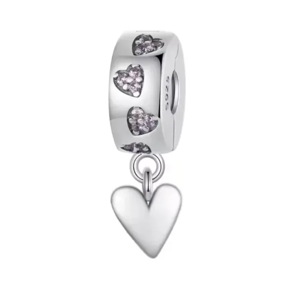 Producto - Charm corazón clip (sujetador)