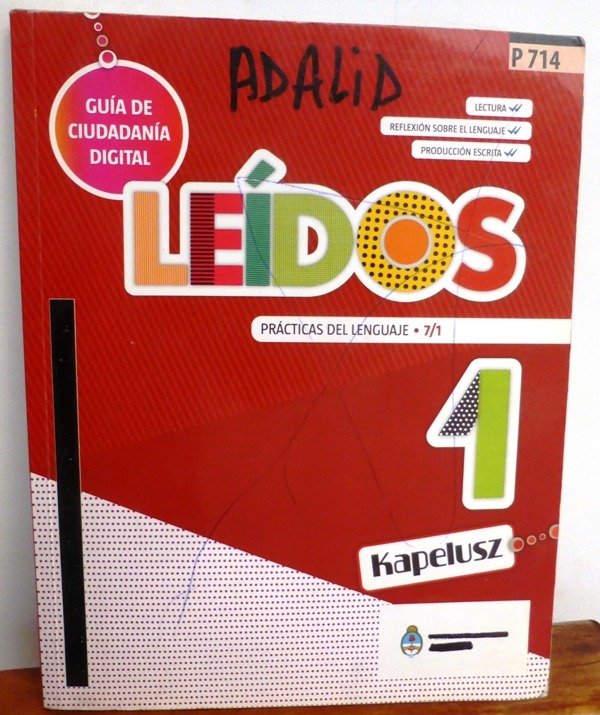 Producto - LEIDOS 1 - PRACTICAS DE LENGUAJE 7 1  KAPELUSZ - 2022 - CON POCAS INSCRIPCIONES