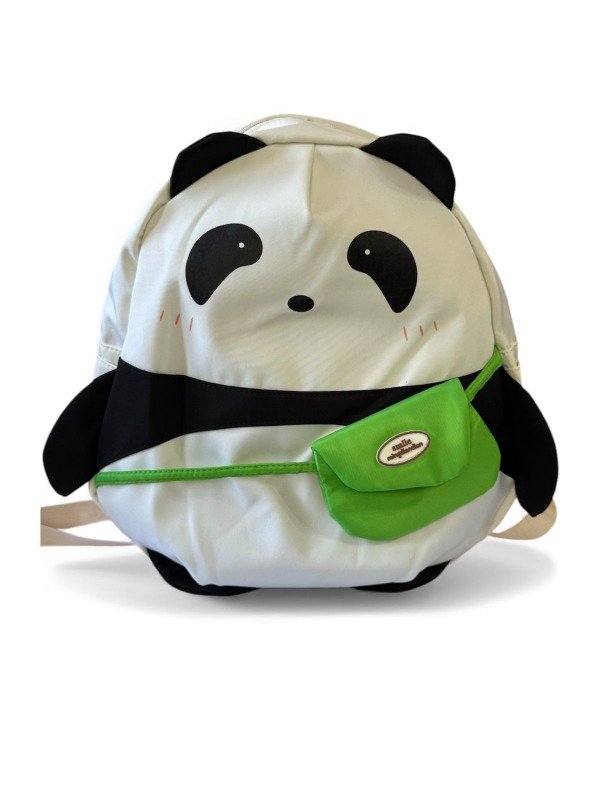 Producto - Mochila Panda con bolsillito verde