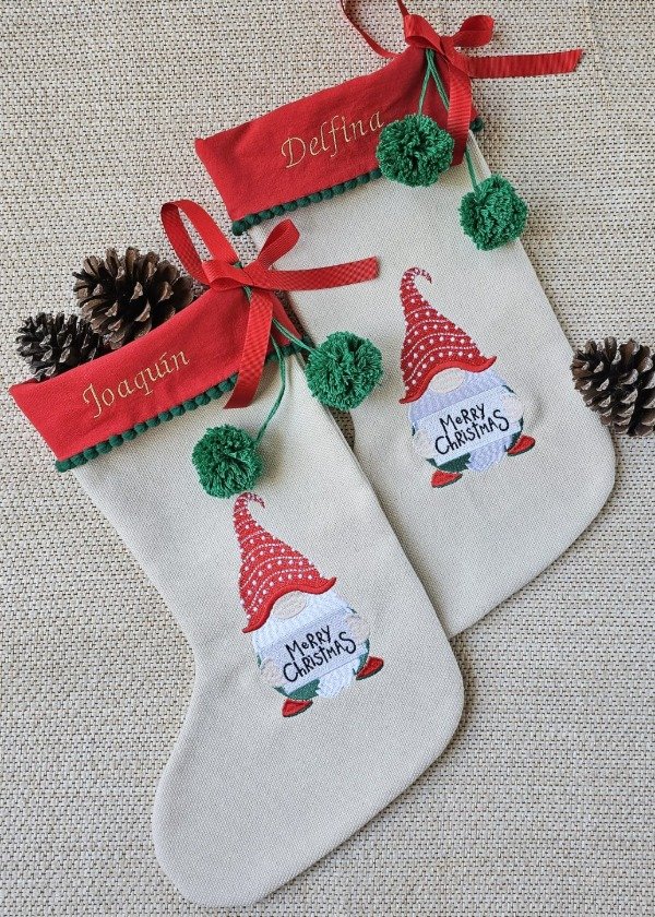 Producto - Bota Navideña Personalizada Duende