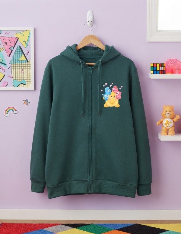 Producto - Campera Algodon Rustica Ositos Cariñosos Varios Colores - 1