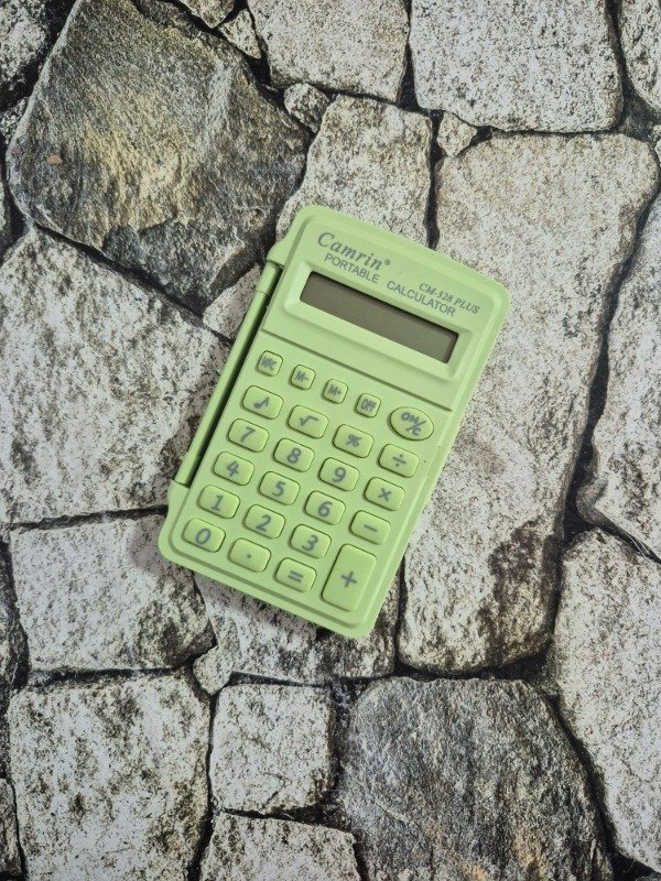 Producto - Calculadora de bolsillo verde