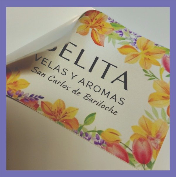 Producto - Etiqueta Adhesiva - Base Plástica - 5x8 cm