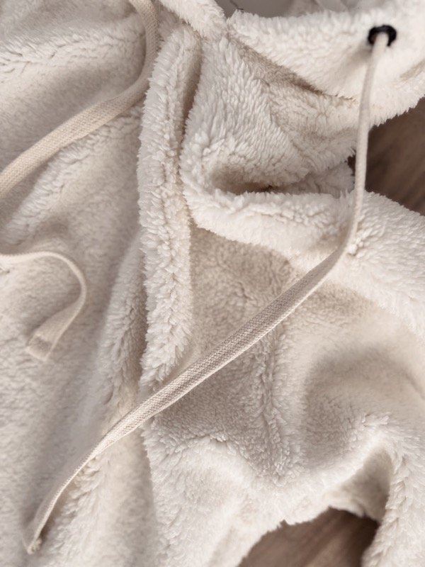 Producto - HOODIE OVERSIZED CORDERITO Off White - 4