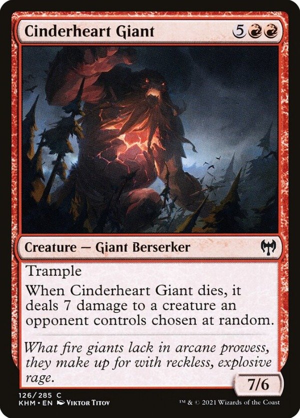 Producto - Cinderheart Giant #126  Kaldheim