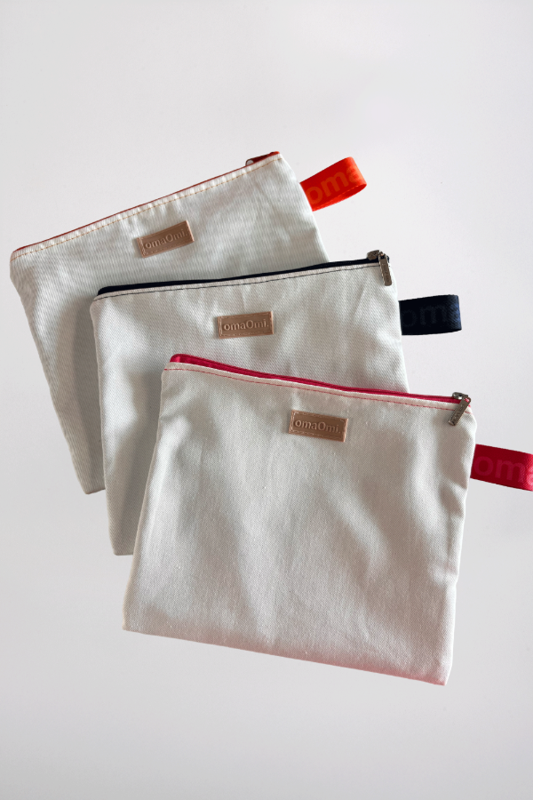 Producto - Pouch Denim Summer Flower