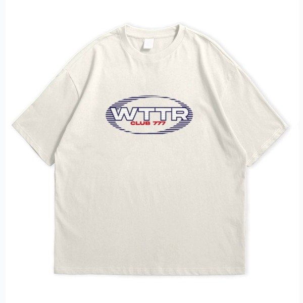 Remera Oversize France Crema