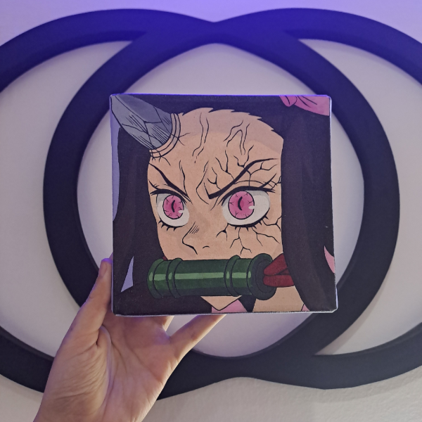 Producto - CUADRO 20x20 - Nezuko Demon Slayer