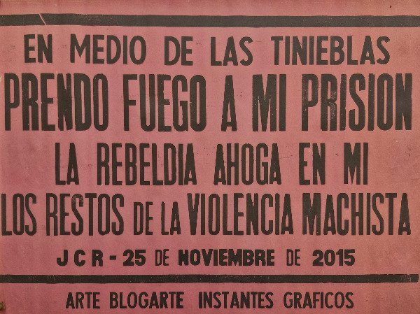 Producto - Romero, Juan Carlos - Afiche político feminista (2015)