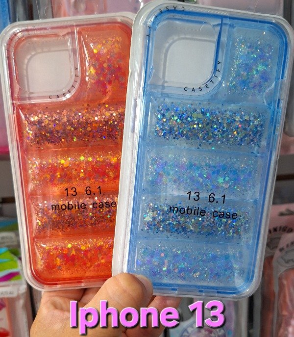 Producto - Fundas puffer brillo. IPhone 13