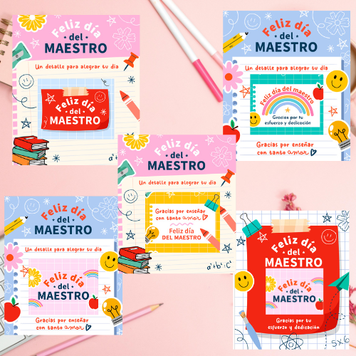 Producto - Tarjeta + chocolatin dia del maestro