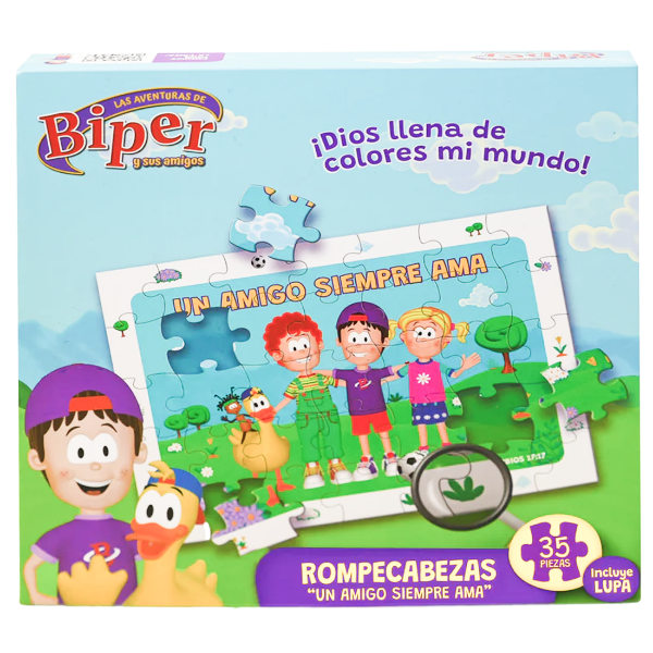 Producto - PARA NIÑOS Rompecabezas Infantil Grande 35 Piezas "Biper" (X1 UNIDAD)