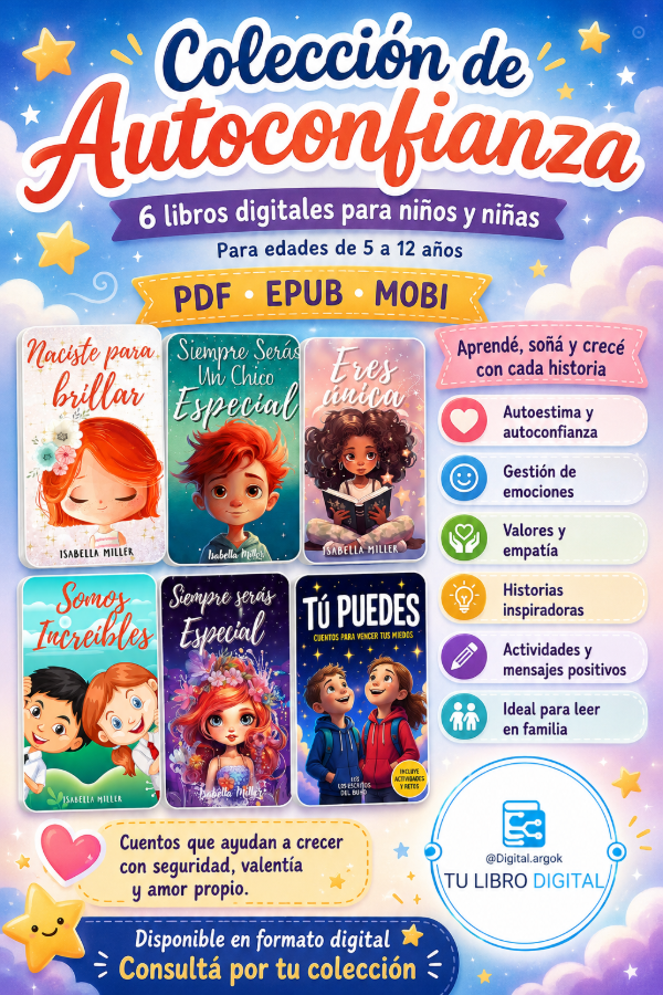 Producto - COLECCIÓN DE AUTOCONFIANZA PARA NIÑOS Y NIÑAS