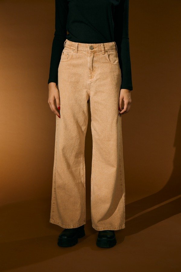 Producto - PANTALON WIDE LEG BEIGE