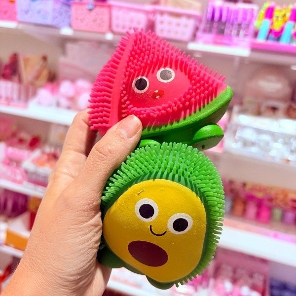 Producto - Squishy sensorial Puffer Palta c/luz - 0