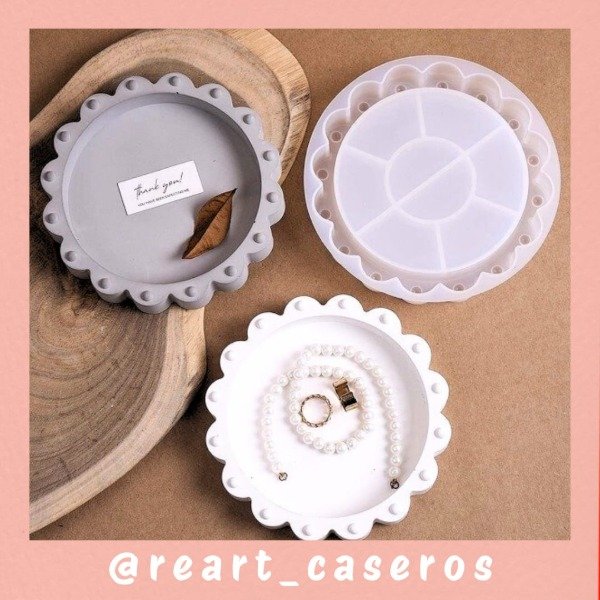 Producto - Molde Bandeja Redona con Ondas