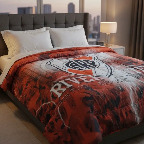 Producto - Acolchado Unisex "River Plate" 1 1/2 Pl. Diseño 3D