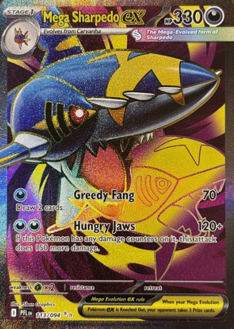 Producto - Mega Sharpedo ex 113/094 - Phantasmal Flames