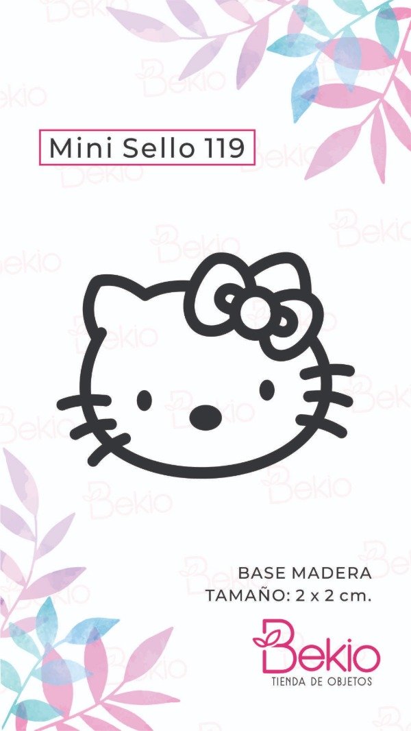 Producto - Mini Sello 119 - Kitty