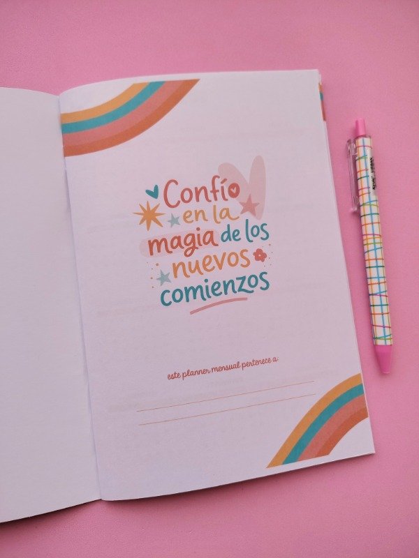 Producto - PLANNER MENSUAL PERPETUO - A5 TAPA BLANDA - 3