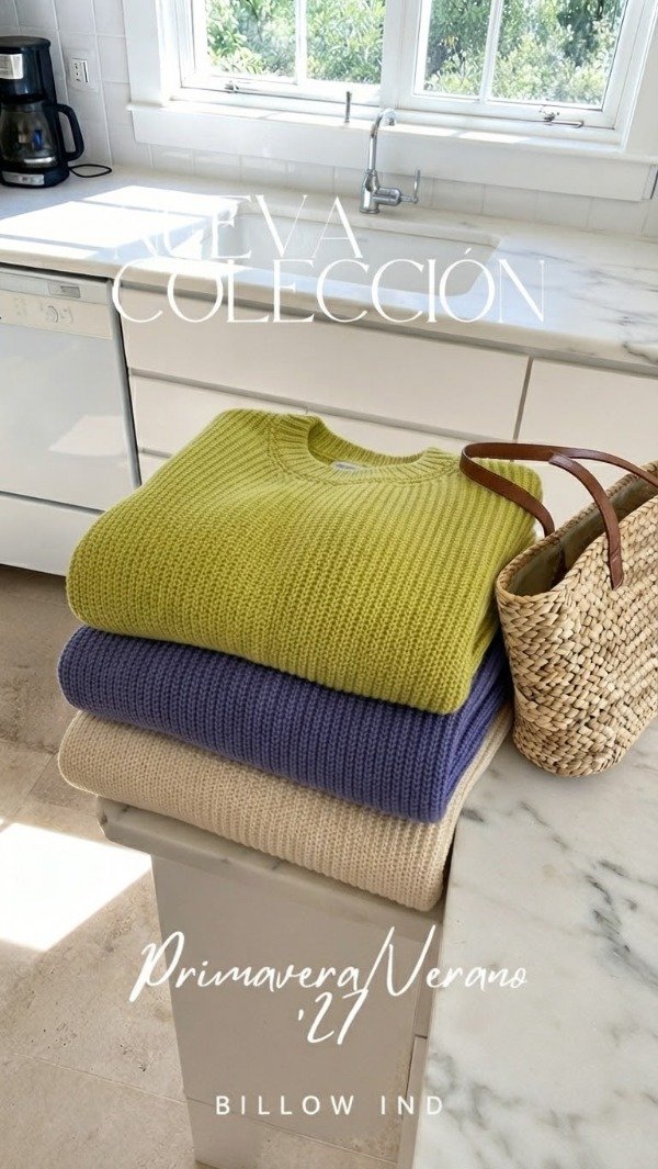Producto - SWEATER DE HILO AZULINO - 1