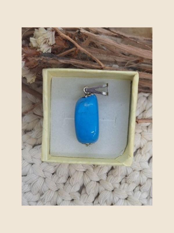Producto - Dije piedra turquesa