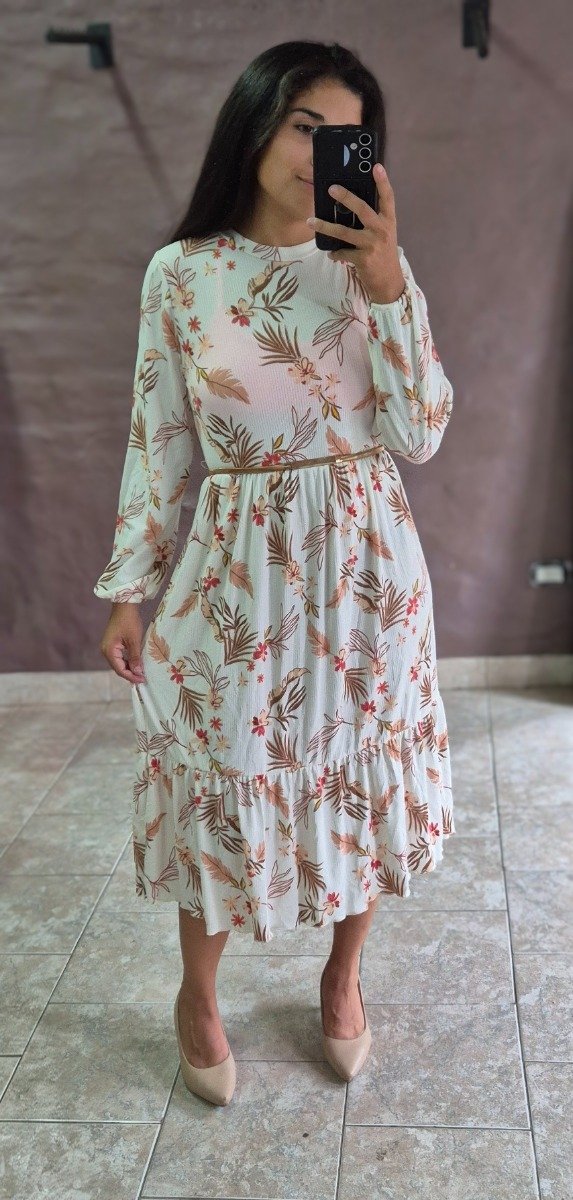 Producto - Vestido manga globo C  (Talle L a XXL)