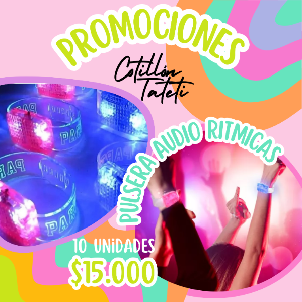 Producto - PROMO PULSERAS AUDIO RITMICAS
