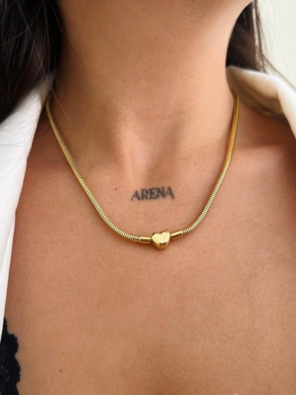 Producto - Collar Persefone Corazón Liso - 3