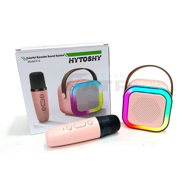 Producto - Parlante Rgb con Microfono Karaoke