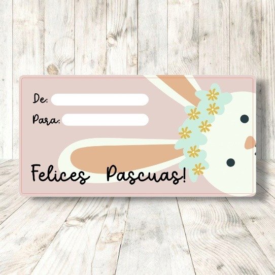 Producto - PSC23 - TARJETAS CONEJITO 12X6 CM