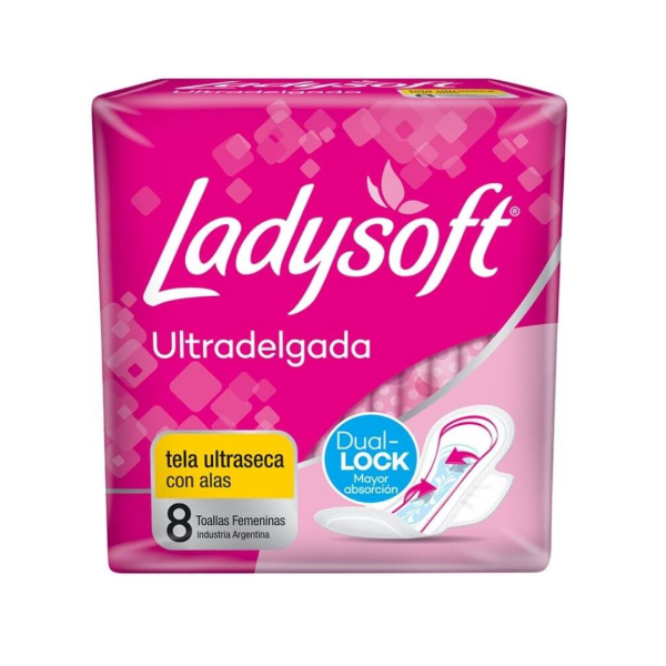 Producto - TOALLITAS ROSA ULTRADELGADA - LADYSOFT