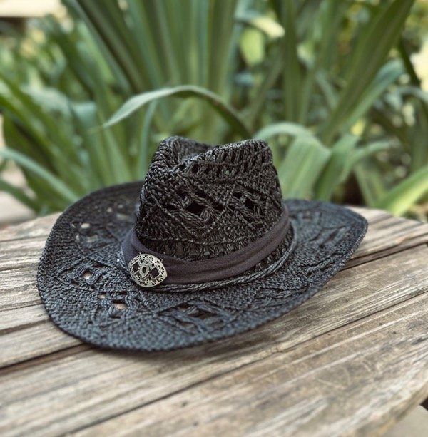 Producto - Sombrero calado negro